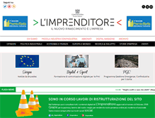 Tablet Screenshot of limprenditore.com